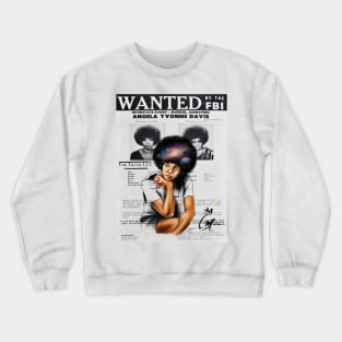 Wanted Angela Davis Crewneck Sweatshirt